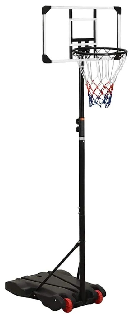 Tabela de basquetebol 216-250 cm policarbonato transparente