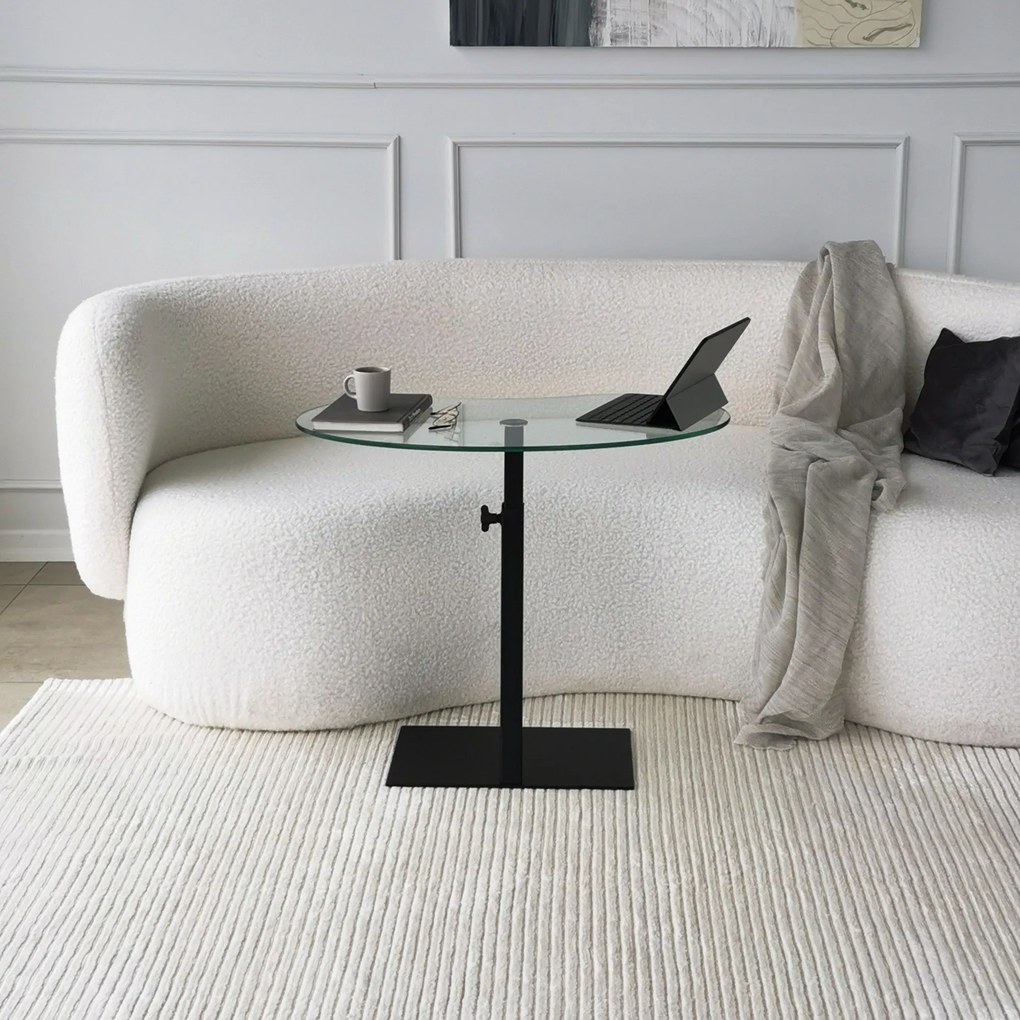 Mesa de Centro Fagioli – Preto – 70x75x40 cm