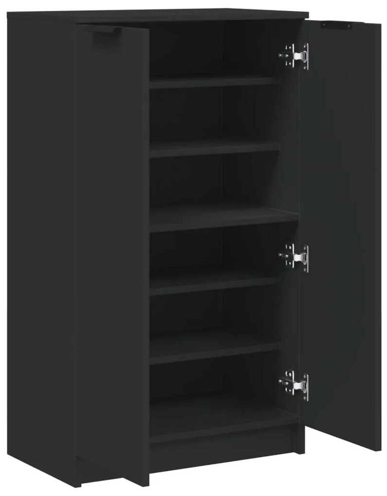 Sapateira 59x35x100 cm derivados de madeira preto