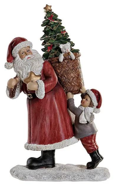 Figura Decorativa DKD Home Decor Pai Natal Resina (15 x 11 x 27 cm)