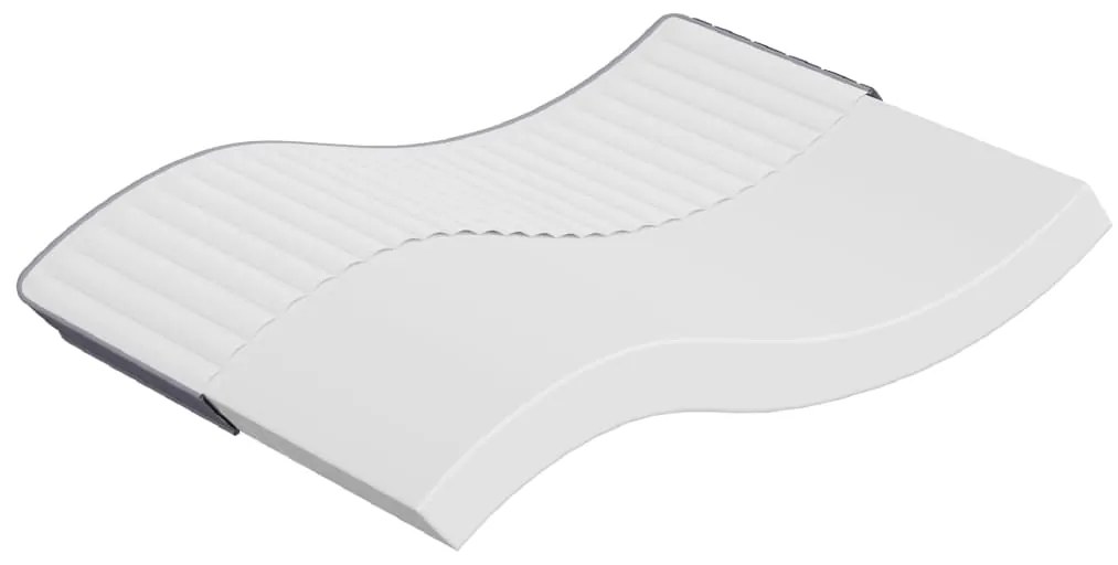 vidaXL Colchão de espuma médio suave 140x190 cm