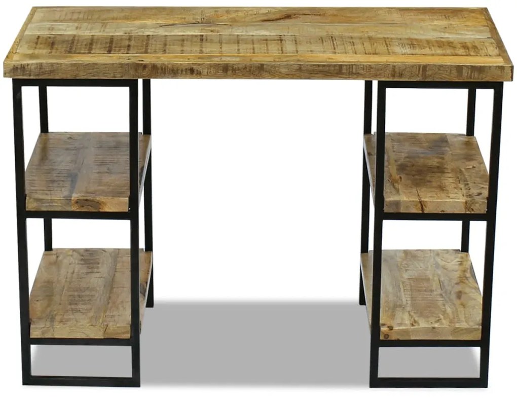 Mesa de escritório madeira de mangueira 110x50x76 cm