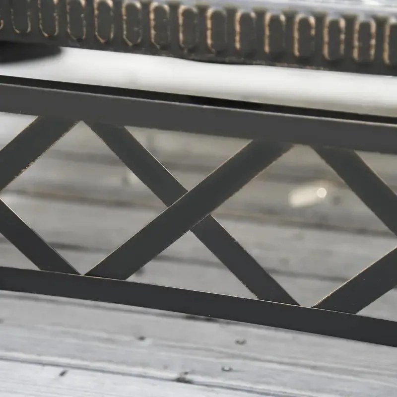 Braseira/Aquecedor de Exterior com Churrasqueira - Preto