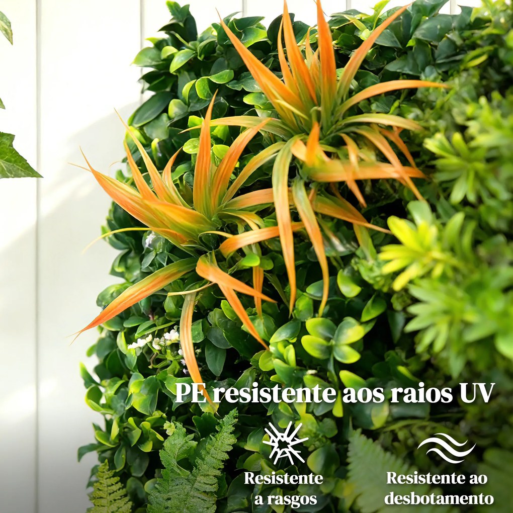 Sebe Artificial para Ocultação de Jardim em Rolo 1x1 m Vedação de Privacidade de Hera Artificial para Varanda Exterior