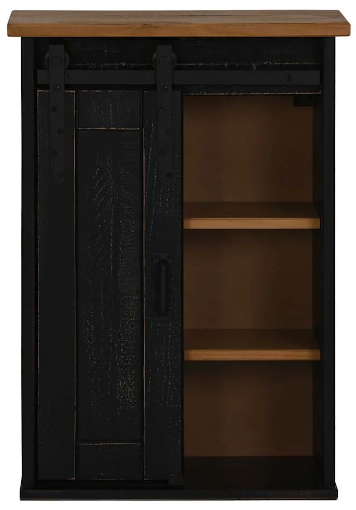 Armário suspenso HALDEN com porta de correr 49x22,5x70 cm Pinho