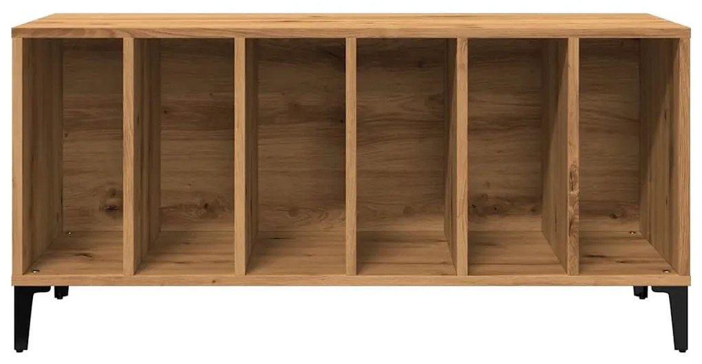 Armário p/ discos 100x38x48cm deriv. madeira carvalho artisiano