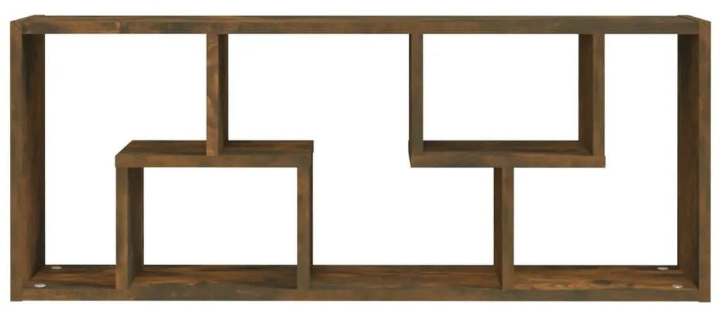 Prateleira parede 36x16x90 cm derivados madeira carvalho fumado