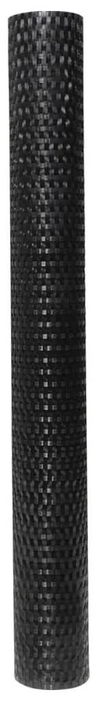 Tela de varanda 500x90 cm vime PE preto