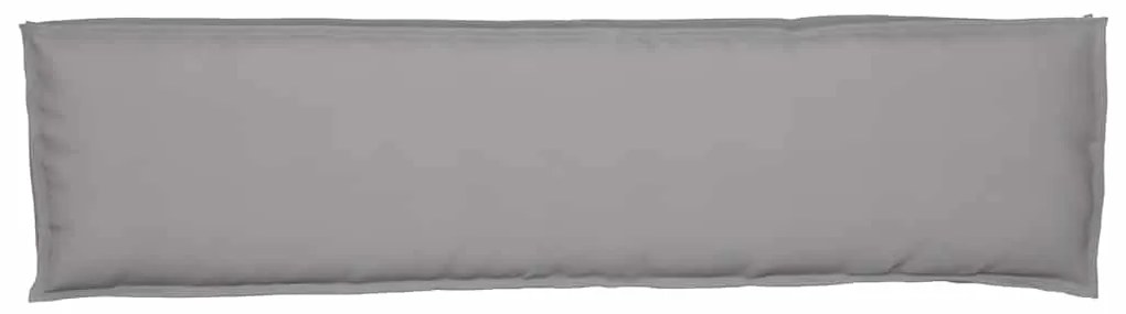Almofada de Pallet pra Banco Cinza 150x40x8 cm Tecido Oxford