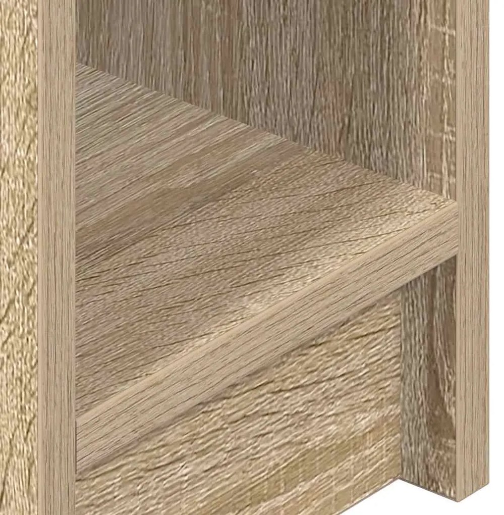 Mesa de cabeceira com gaveta 20x36x60 cm carvalho sonoma