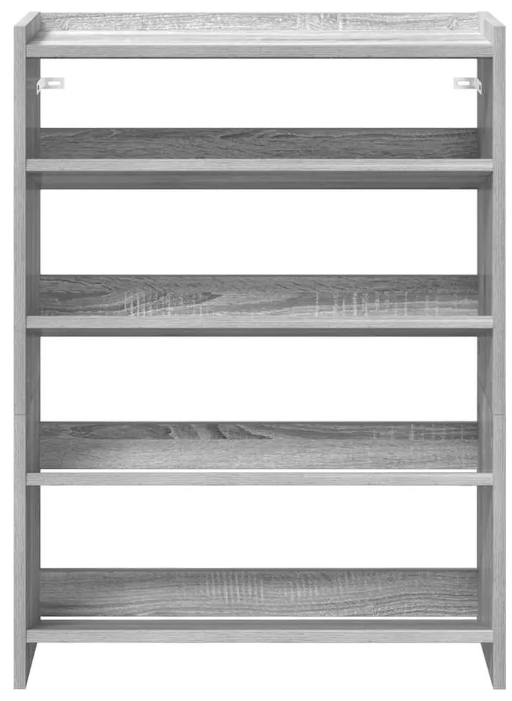 Sapateira 60x25x81 cm derivados de madeira cinzento sonoma