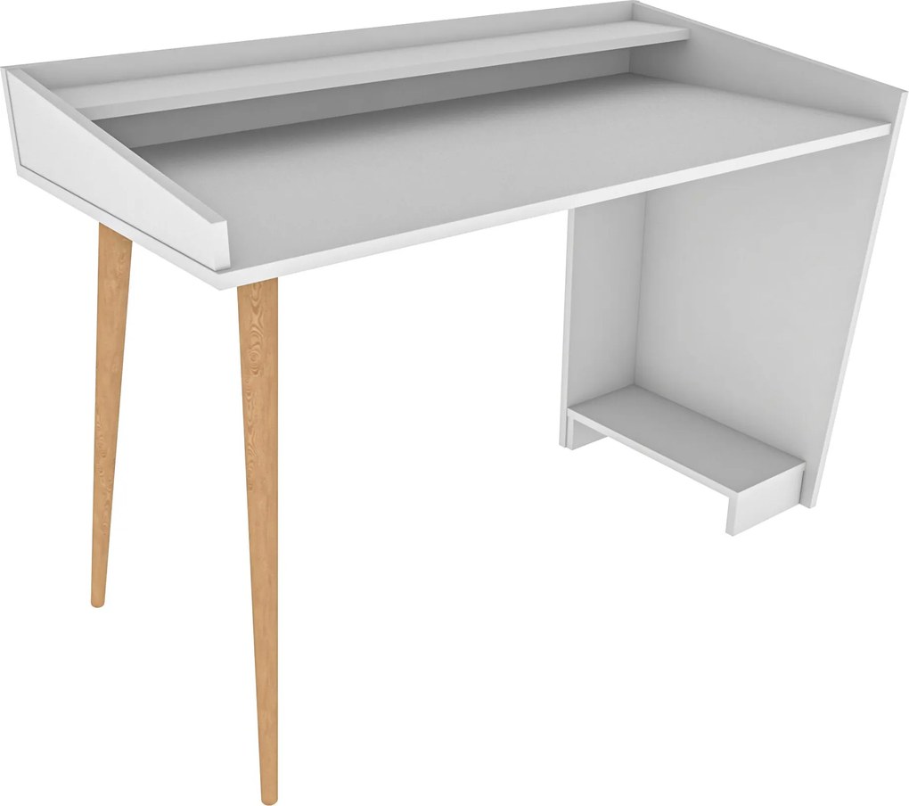 Secretária Vanessa – Branco – 121,8 cm x 59 cm x 88,3 cm