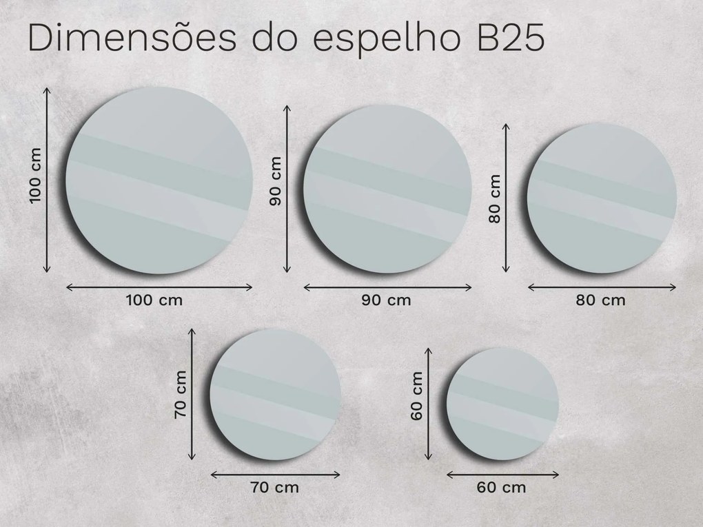 Espelho Base B25