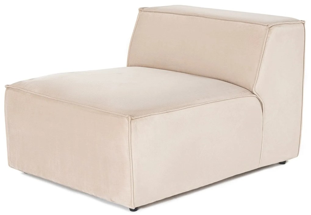 Sofá Individual Lora – Creme – Comprimento 83 cm x Largura 108 cm x Al