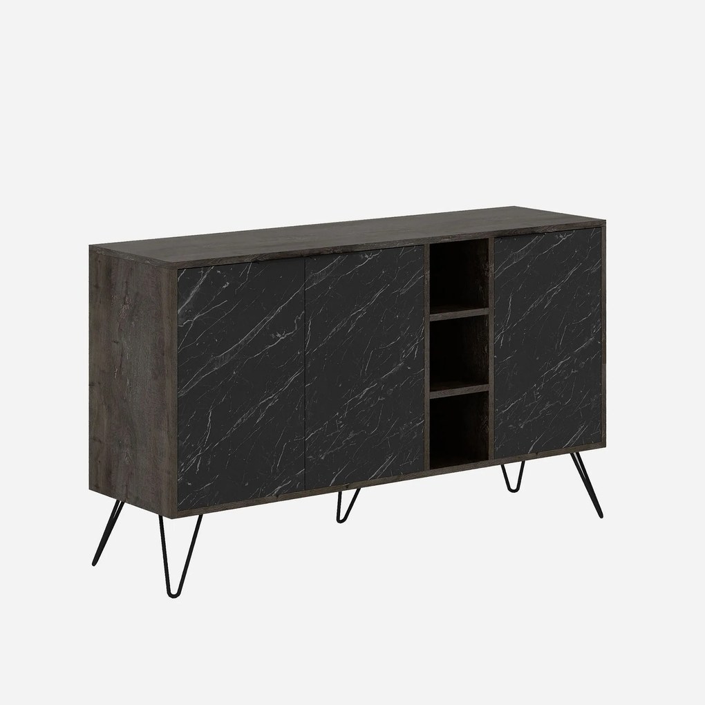 Console Clara – Castanho Escuro – 142 cm x 83 cm x 35,6 cm