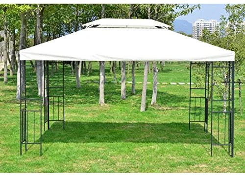 Gazebo para Terraço Jardim Pátio - Tipo Tenda Pavilhão para Festa - 3x4x2.65m