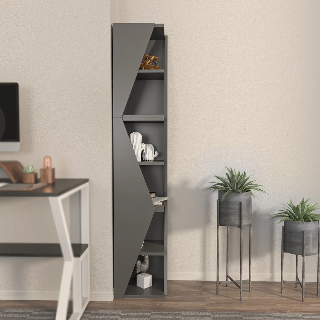 Estante Arrow – Antracite – 31,8 cm x 165 cm x 31,8 cm