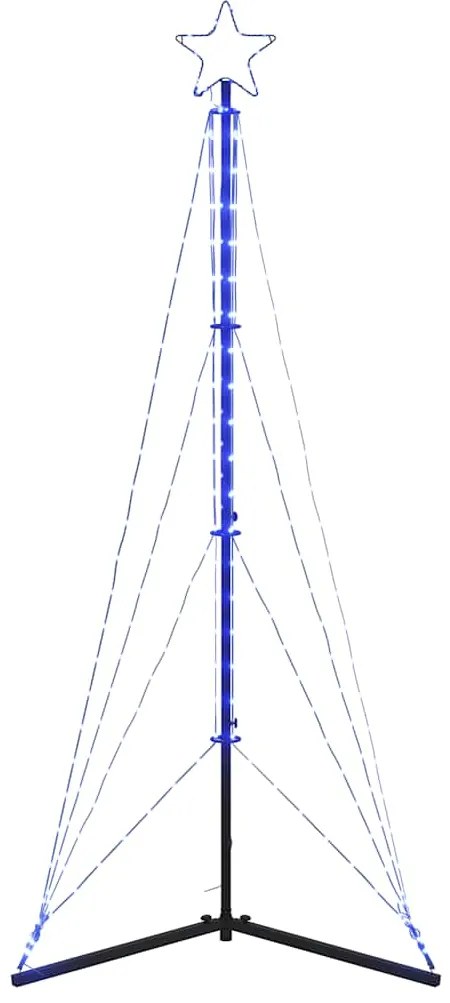 LED Árvore de Natal 363 LEDs Azul 182 cm