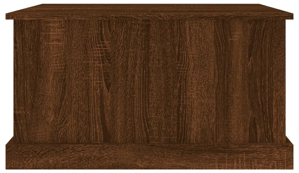 Caixa de arrumação 70x40x38 cm deriv. madeira carvalho castanho