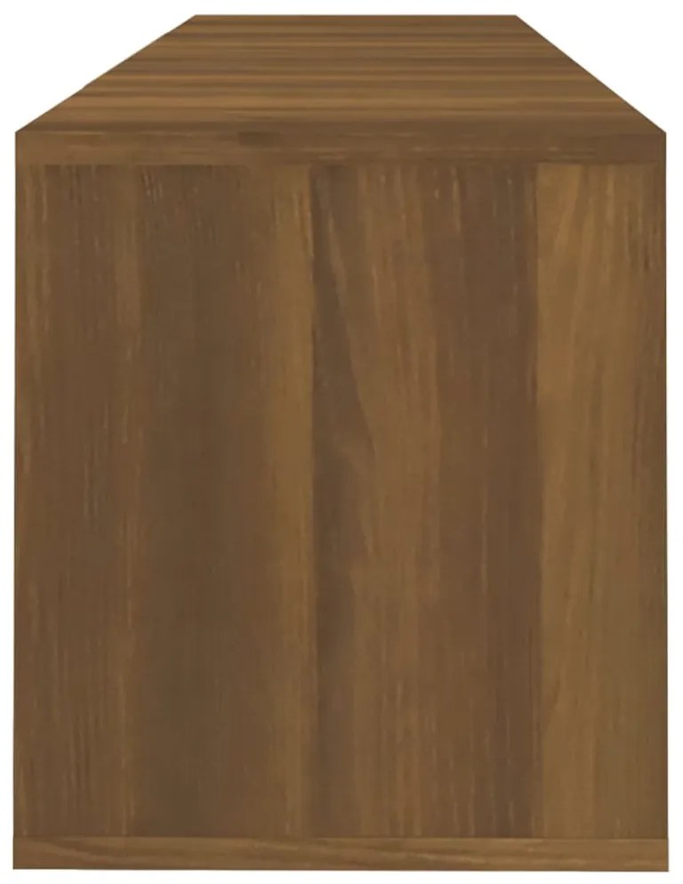 Móvel de TV 120x30x40,5 cm derivados madeira carvalho castanho