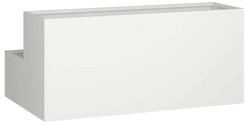 Jardineira 2 Níveis 100x60x45 cm Aço Branco