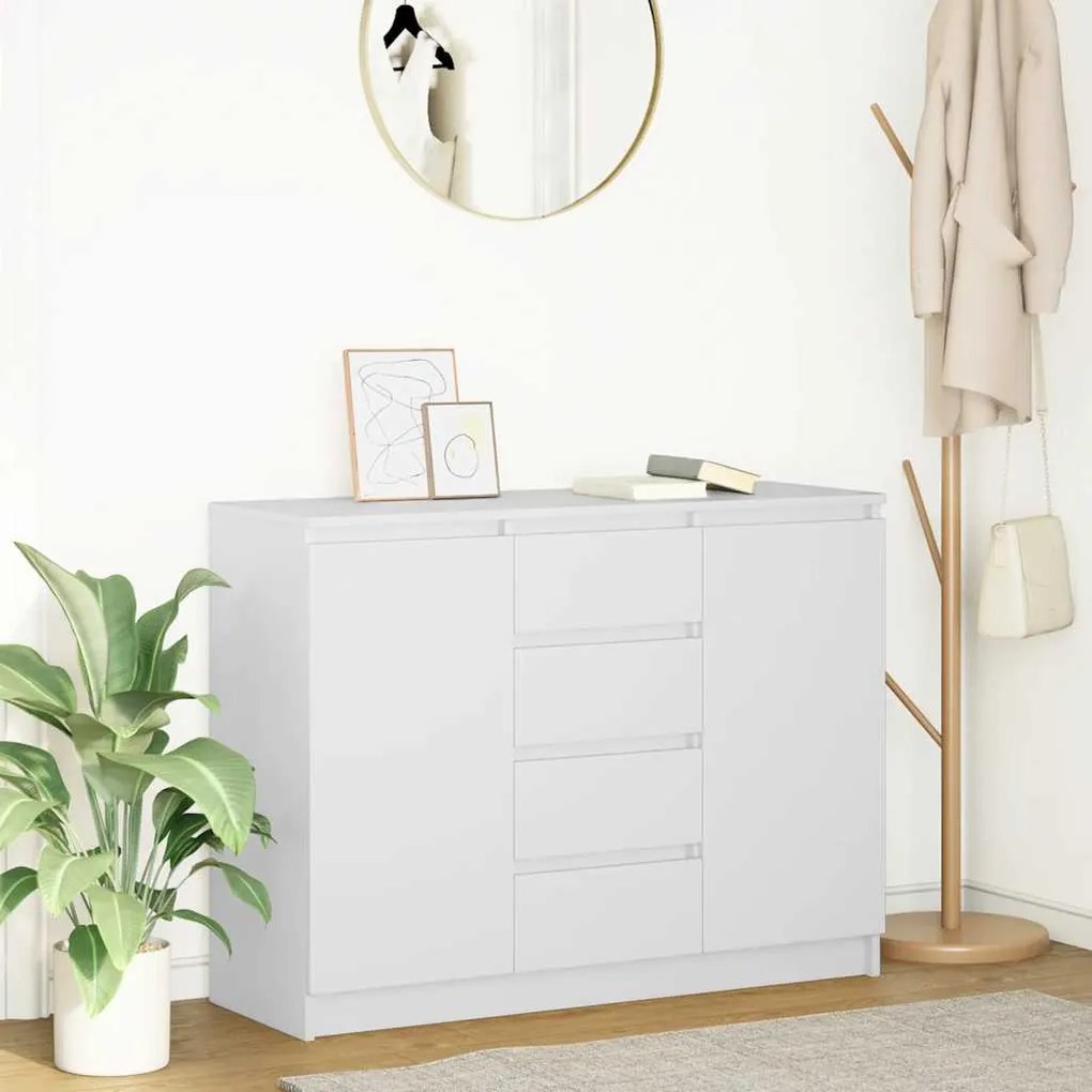 Aparador c/ gavetas 100,5x35x76 cm derivados de madeira branco