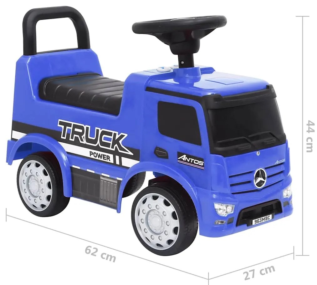 Andador camião Mercedes Benz azul