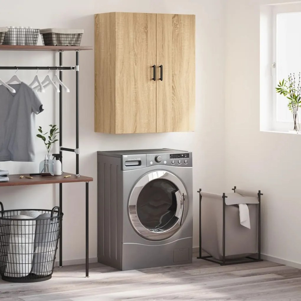 828431 vidaXL Armário de parede 69,5x34x90 cm carvalho sonoma