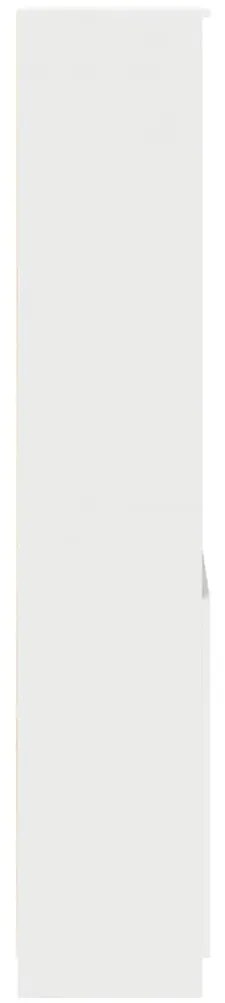 Aparador alto 50x35x180cm derivados de madeira branco