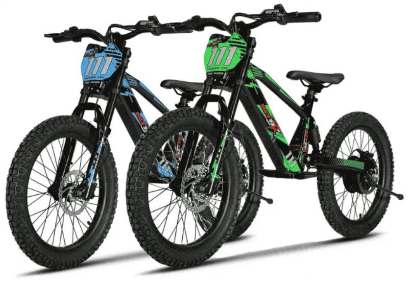 Bicicleta Elétrica Infantil THUNDER PRO 20" Verde