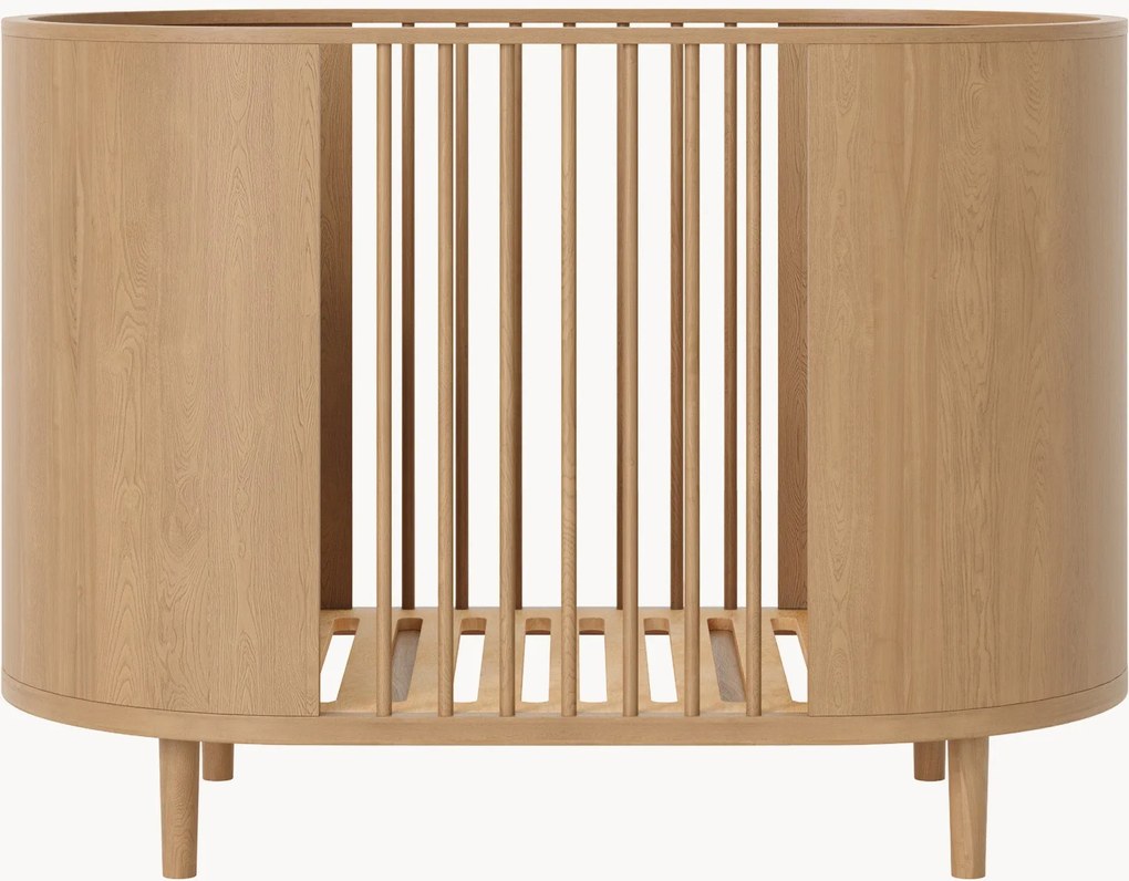 Berço regulável em altura artesanal Kai, 70 x 120 cm