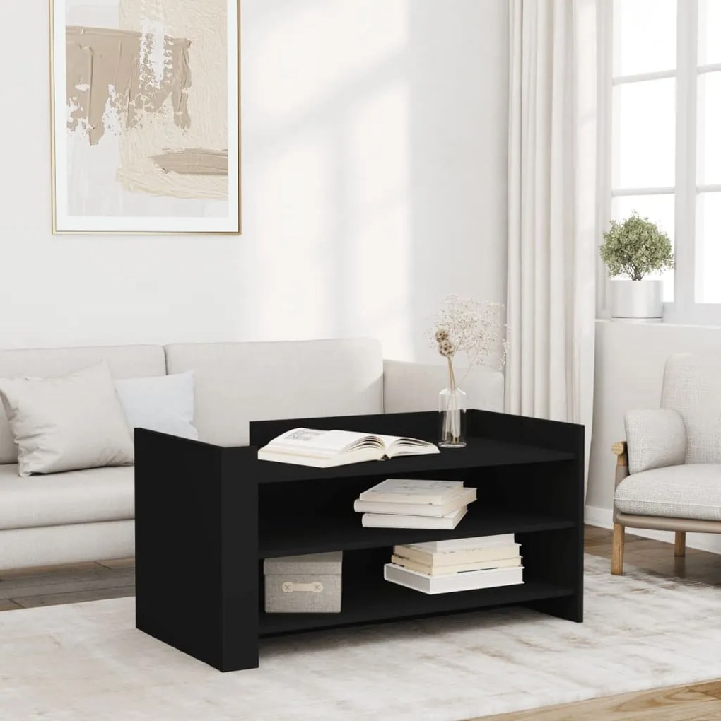 Mesa de centro 100x50x50 cm derivados de madeira preto