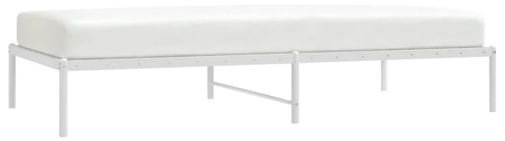 Estrutura de cama 100x200 cm metal branco