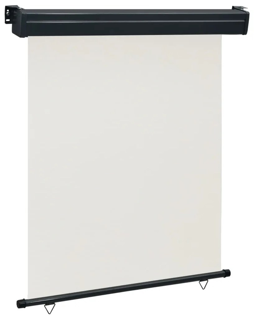 vidaXL Toldo lateral para varanda 145x250 cm cor creme