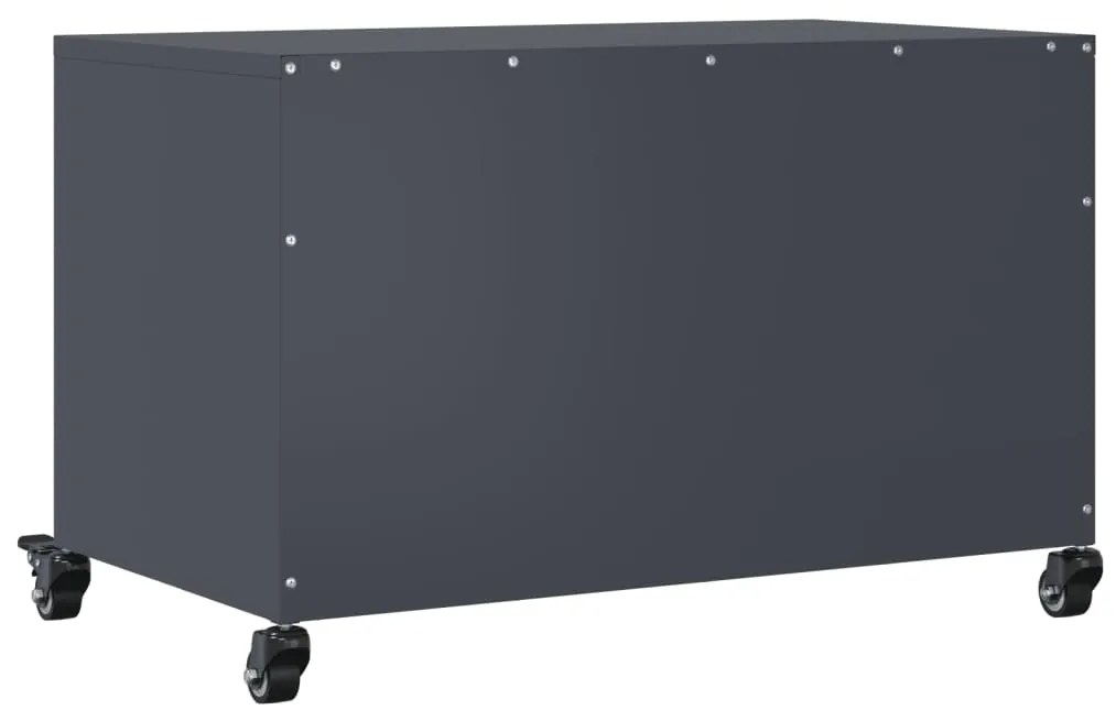 Móvel de TV 68x39x43,5 cm aço antracite