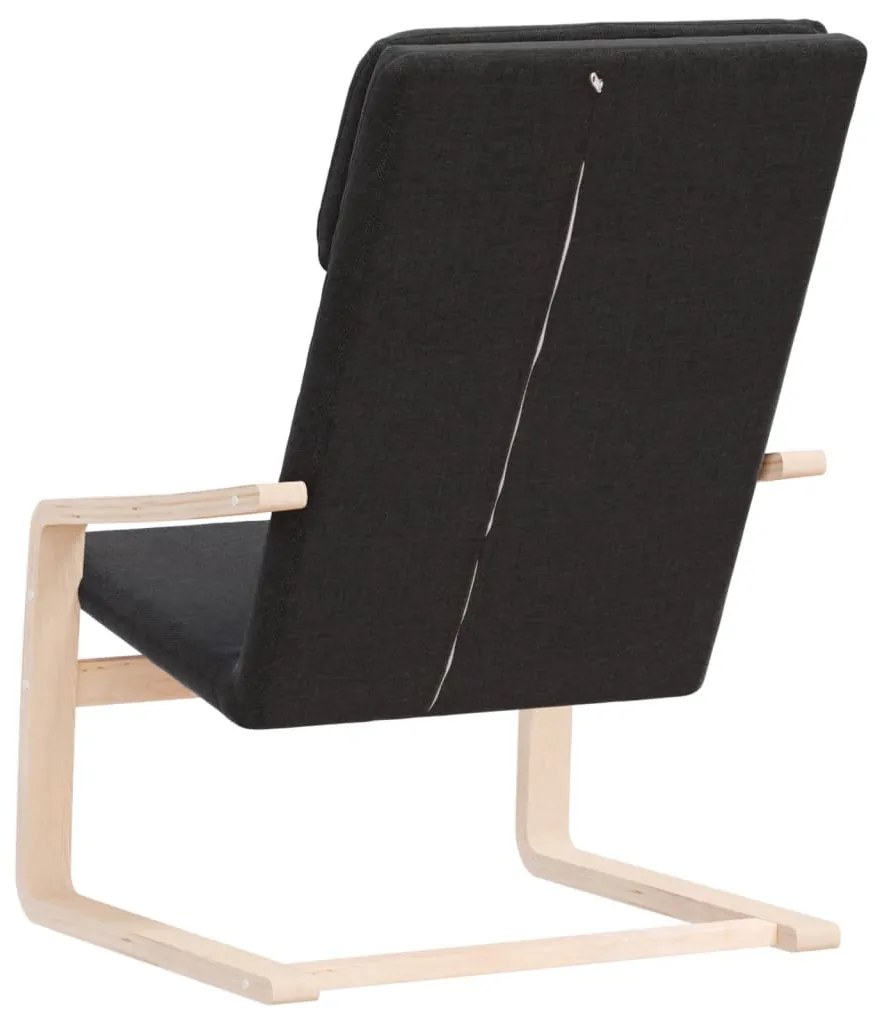 Cadeira relaxante tecido preto