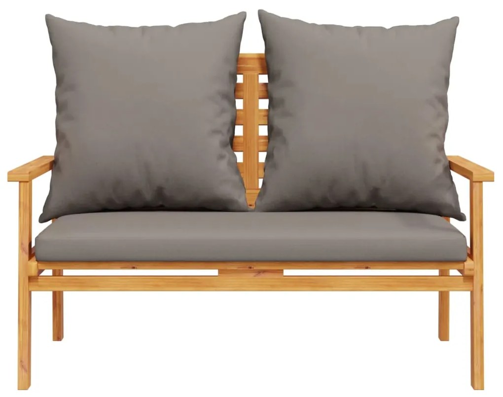 Conjunto de jardim com almofadão madeira de acácia maciça