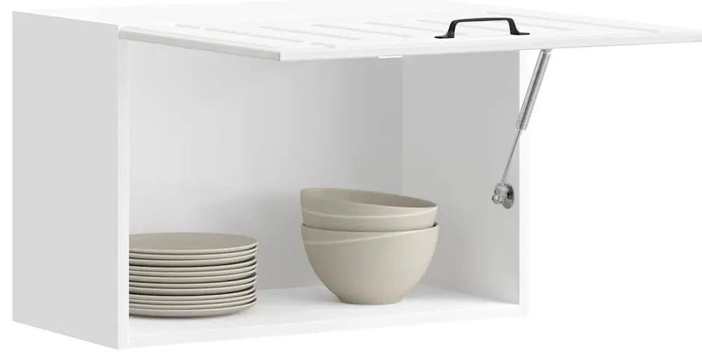 vidaXL Armário de parede da cozinha Lucca madeira branco brilhante
