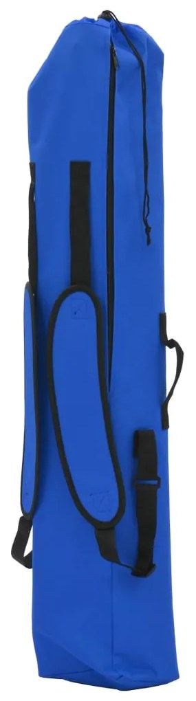 Rede com suporte dobrável azul