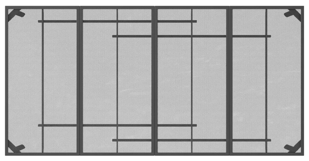 Mesa de jardim 200x100x72 cm malha de aço antracite