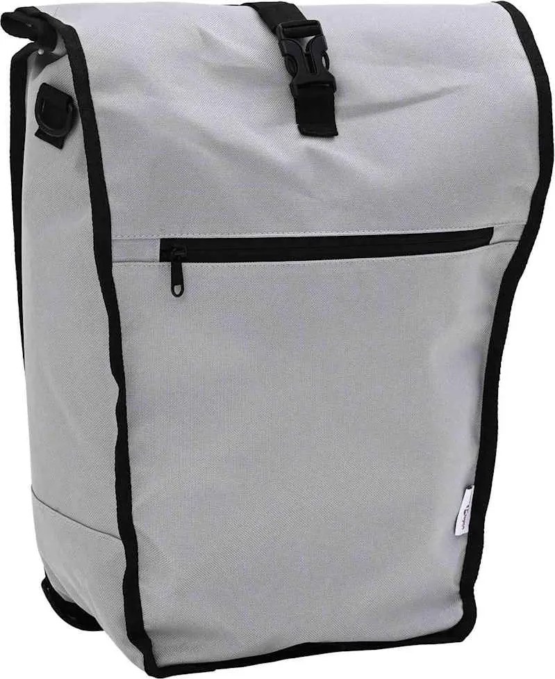 vidaXL Bolsa de Bicicleta Cinzeto 34 x 16 x 59 cm Poliéster