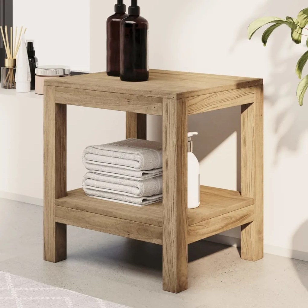 Mesa de apoio p/ casa de banho madeira de teca maciça