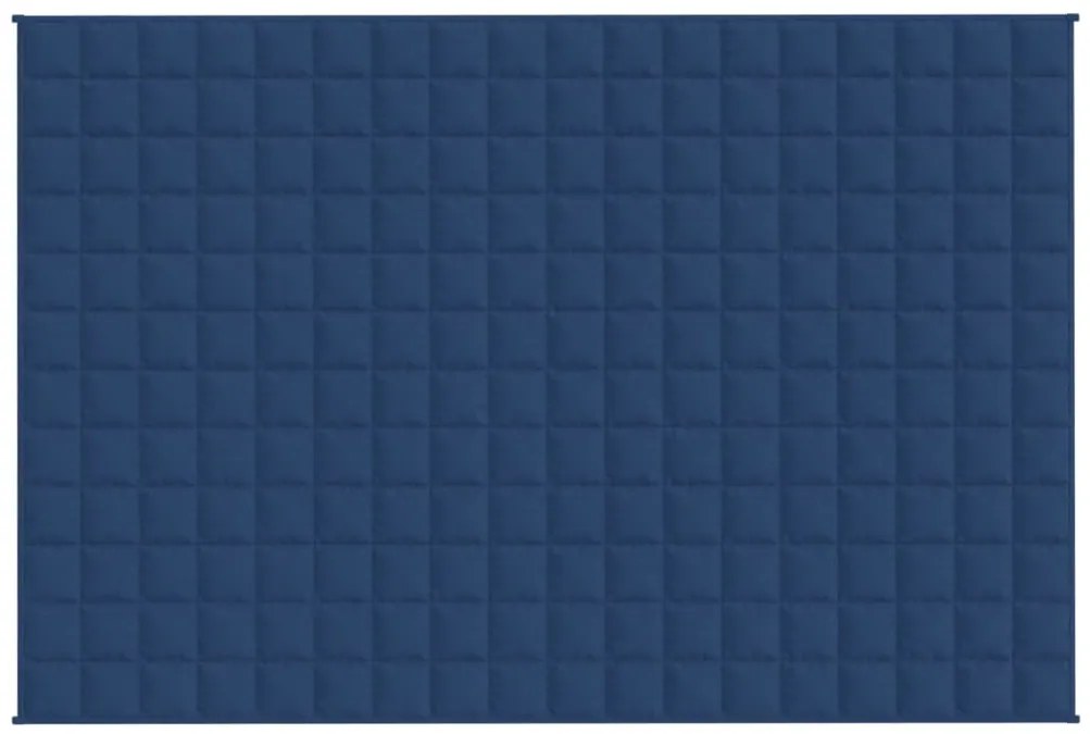 Manta pesada 5 kg 120x180 cm tecido azul