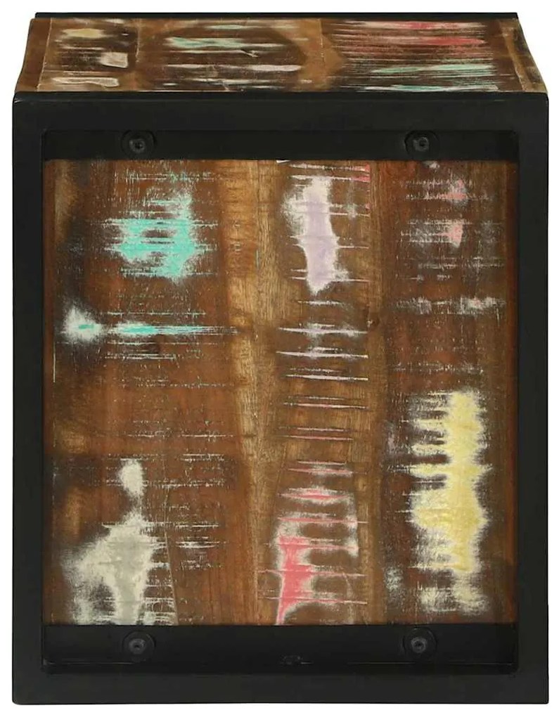 Cubo de Parede 55x35x40 cm Madeira Recuperada Maciça