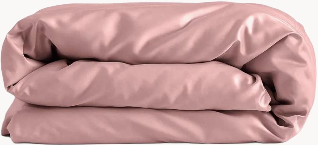 Capa de edredão em percal de algodão Mauve