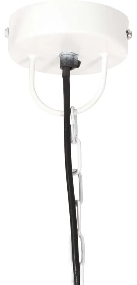 Candeeiro suspenso redondo 25 W 48 cm E27 branco