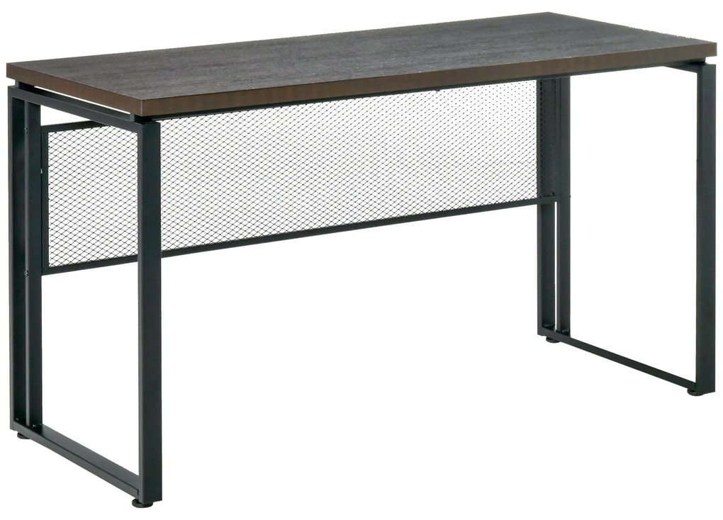 HOMCOM Secretária multifuncional estável com pés ajustáveis ​​ 135x60x75 cm Branco
