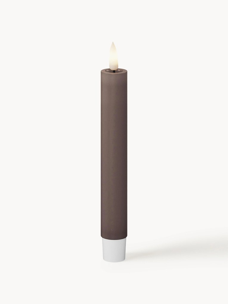 Vela LED artesanal Real Flame, Alt 15 cm, conjunto de 2