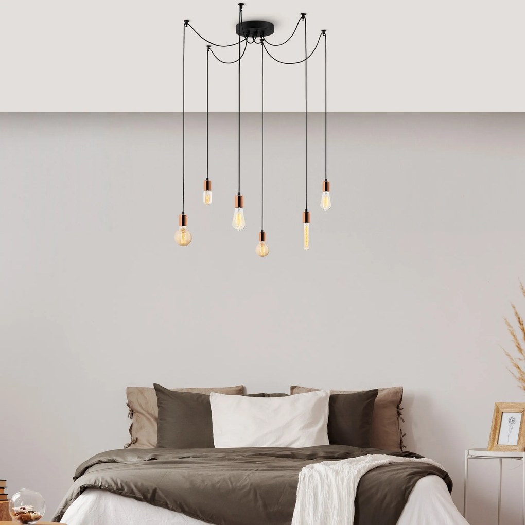 Chandelier Kabluni – Cobre – 126 x 126 cm