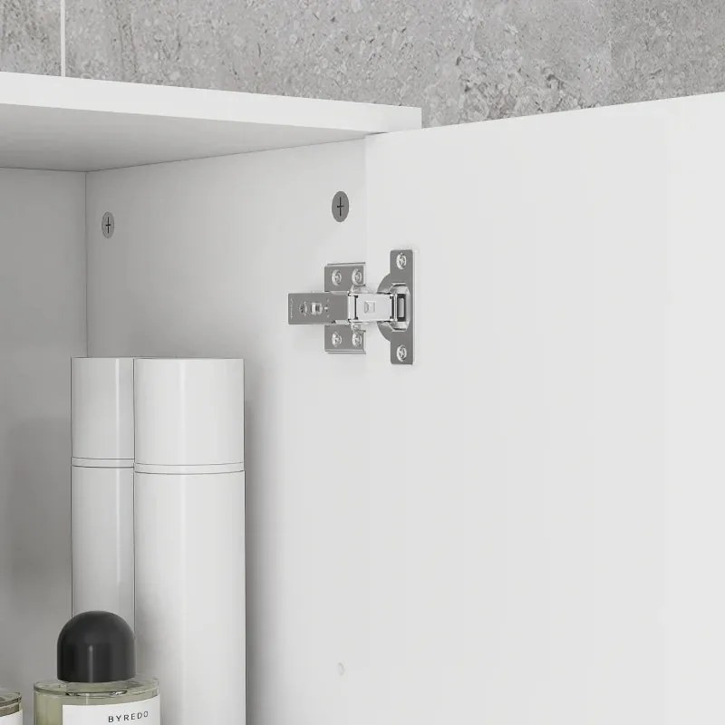Armário Alto Damise de Casa de Banho de 180cm - Branco - Design Modern